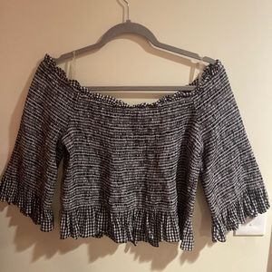 American Eagle Gingham Top